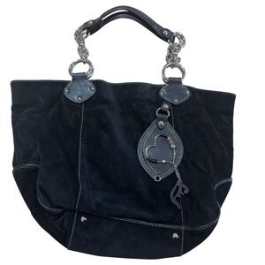 Juicy Couture Black Tote with Silver Accents